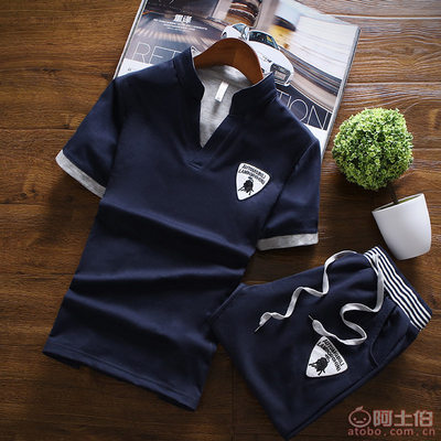 【灰色地帶廠家直銷短袖套裝男式韓版立領(lǐng)公牛短褲套裝速賣通大碼短袖套裝1701】石獅市高世炎服裝商行 - 產(chǎn)品庫(kù)